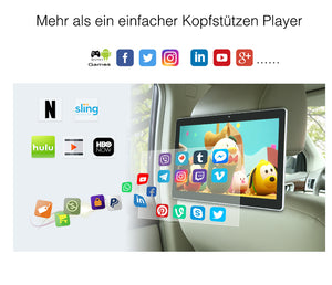 Mehr als ein einfacher Kopfstützen Player -- Android 8.1 Tablet für Auto