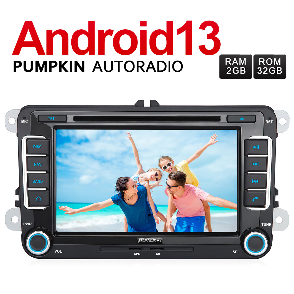Pumpkin Android 13 Autoradio Volkswagen Tiguan Golf 5 RCD 310 mit Navi –  Autojoy-DE