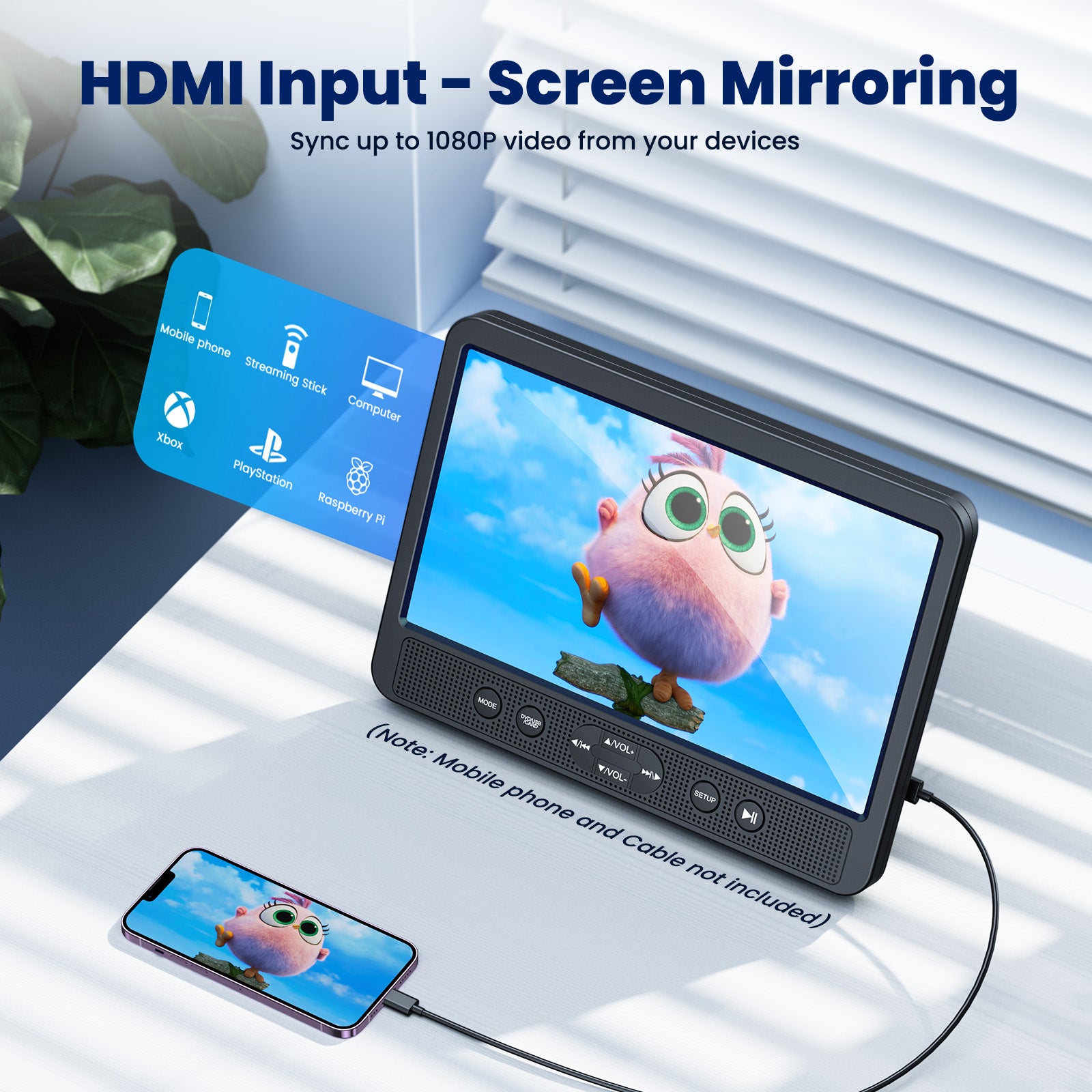 10,1 Digital Auto Kopfstütze mit Digital HD Touchscreen Monitor 1080p DVD  Player USB SD HDMI