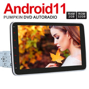 Pumpkin 1 Din Android 11 car radio with 10.1 inch 1280*720 IPS screen and navigation system (2GB+32GB)